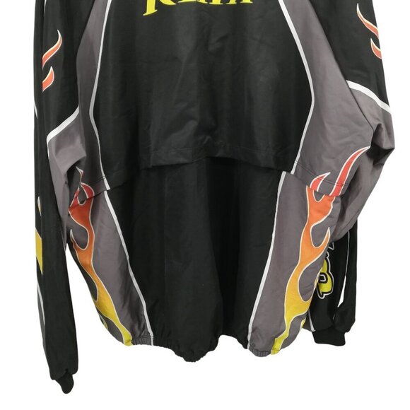 Klim 1/4 Zip Pullover Vented Windbreaker Lightweight Jacket Size XXL Flames - Picture 12 of 15